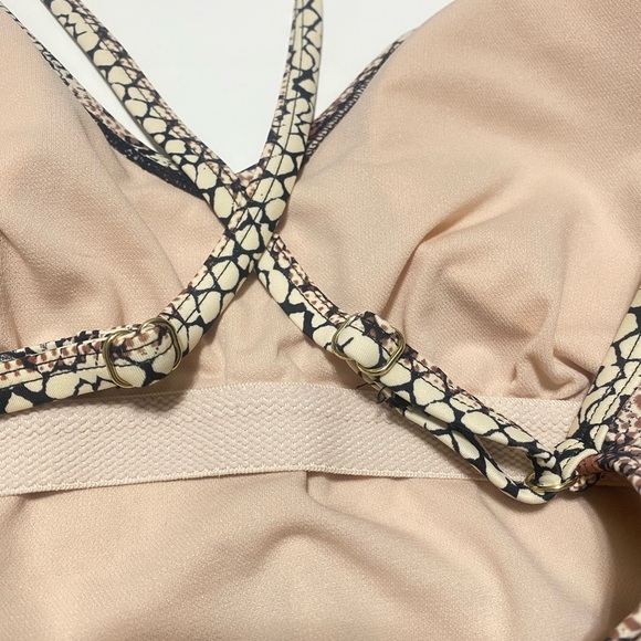 Kona Sol Snakeskin Print One Piece Swimsuit - Picture 8 of 10